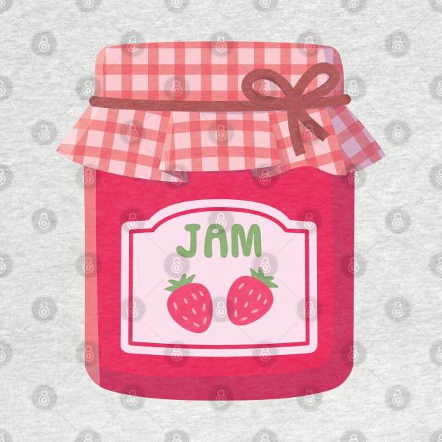 Classic Strawberry Jam Bottle by rustydoodle